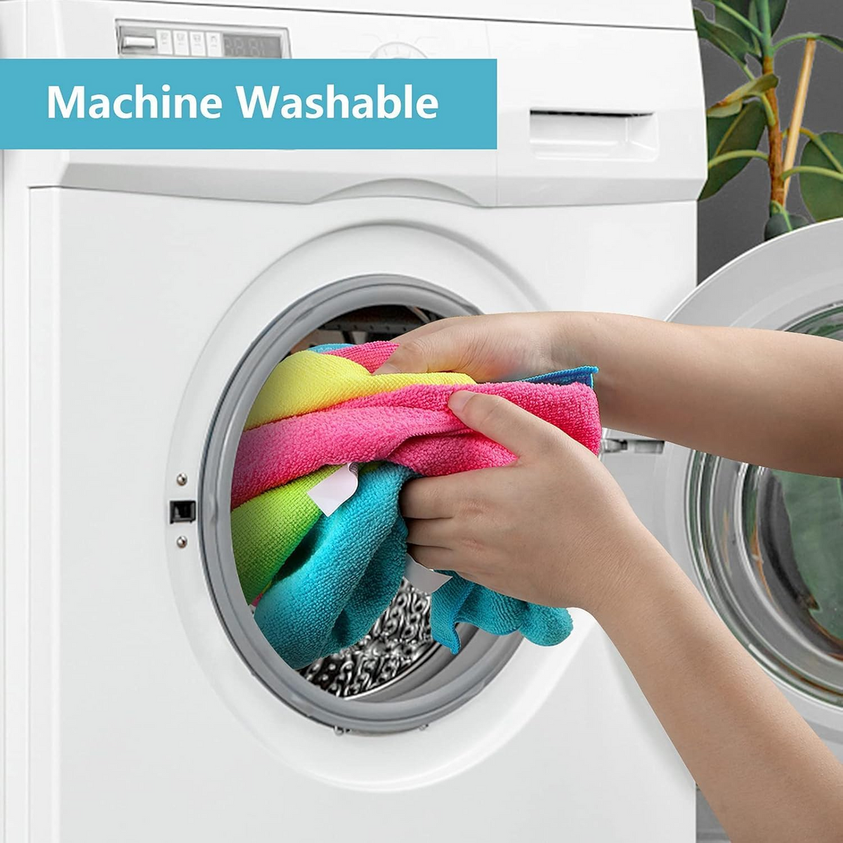 Microfiber Cleaning Cloths – Soft Reusable Towels for Home, Kitchen & Car Cleaning