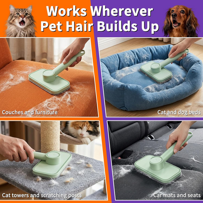 Pet Hair Remover Brush – Reusable Lint Cleaning Tool for Furniture, Clothing & Fabric Surfaces